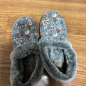 BOBS from Skechers Multicolor Cartoon Print Slippers